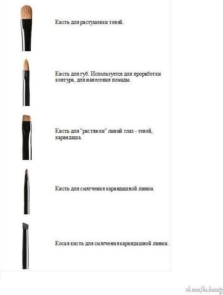 Какие кисти и для чего. 03