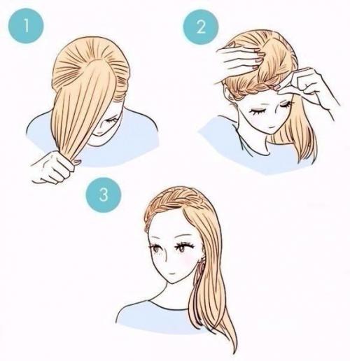 Быстрые прически на каждый день: 04