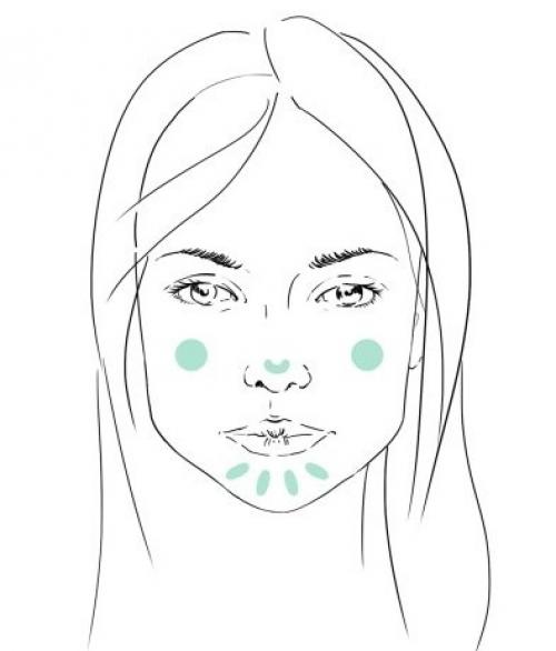 Как сделать цветовую коррекцию лица? 01