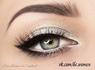 Фото - урок макияжа глаз. Сохрани себе на стену, чтобы не забыть. 08