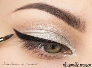 Фото - урок макияжа глаз. Сохрани себе на стену, чтобы не забыть. 04