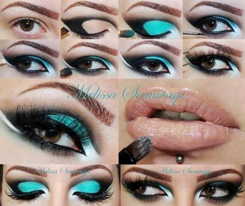 Учимся делать восточный макияж. 08