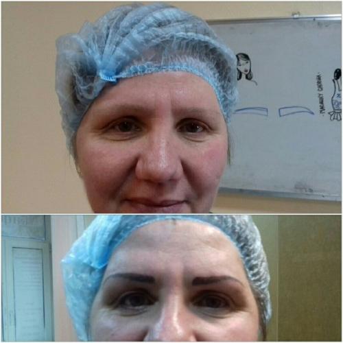 Ищу модель перманентный макияж глаза, брови, губы. 02