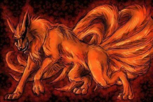 Огненный лис.  Моим далеким предком был огненный лис - оборотень кисунэ. 04