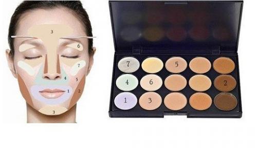 Профессиональная палетка корректоров для лица. 01 Профессиональная палетка корректоров для лица. 01