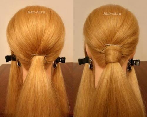 Фото - урок выполнение вечерней прически шаг за шагом. 03