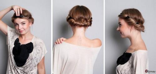 Прическа в греческом стиле. 03