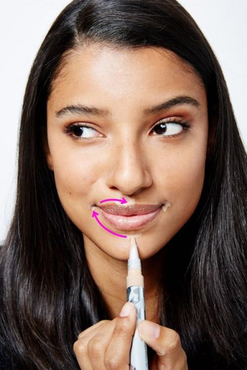 Как использовать консилер для губ, глаз и бровей. 04