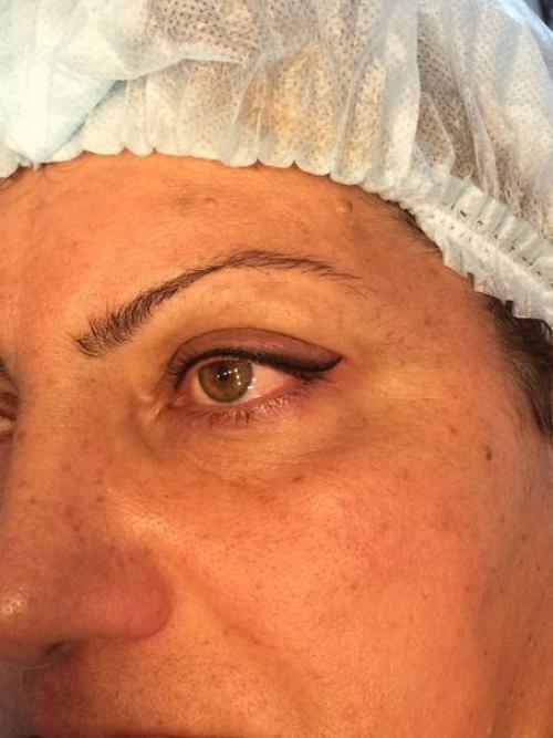 Перманентный макияж бровей позволяет скорректировать форму, цвет и размер бровей. 01