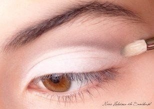 Фото-урок макияжа глаз, построенного на принципе контраста. 03