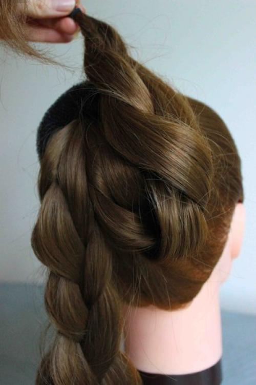 Урок красивой праздничной прически. 03