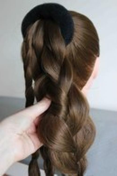 Урок красивой праздничной прически. 01