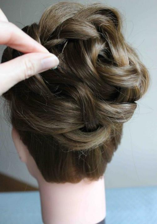 Урок красивой праздничной прически. 06