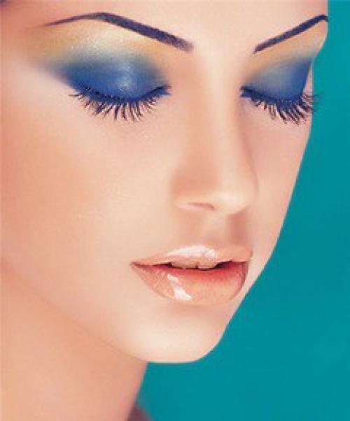 Макияж для голубых глаз. 03