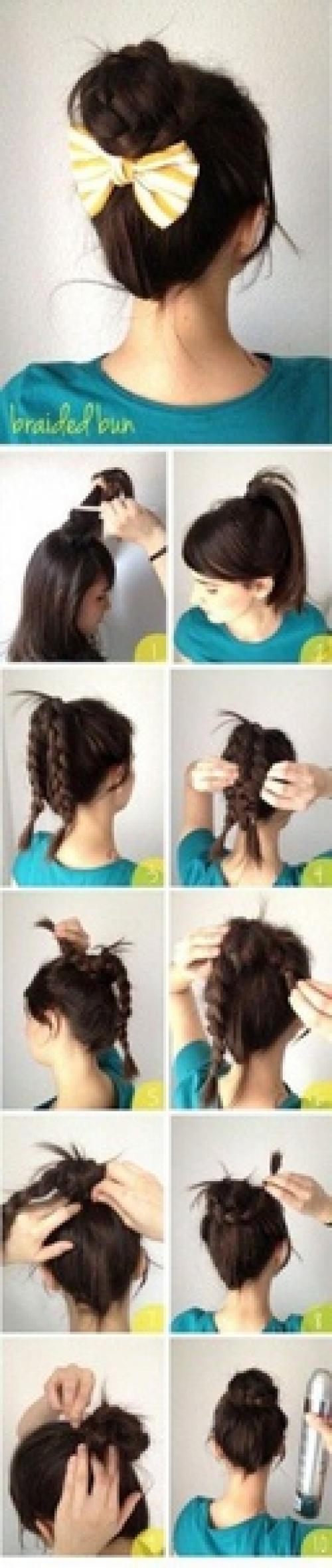 Красивые прически с пучком: мы делаем различные варианты. 02