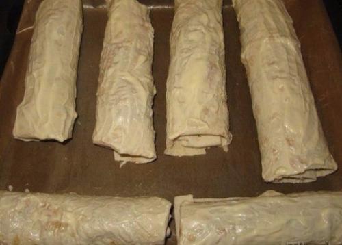 Грибной рулет из лаваша. 02 Грибной рулет из лаваша. 02