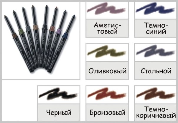 Как выбрать цвет карандаша для глаз. Как выбрать цвет карандаша для глаз.