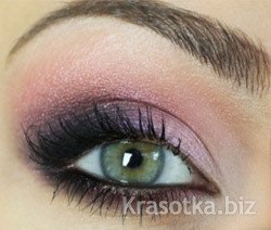 Загадочный сиреневый макияж глаз. 05