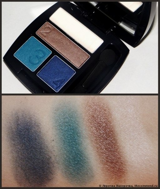 Тени для век Avon True Color Eyeshadow Quad. 01