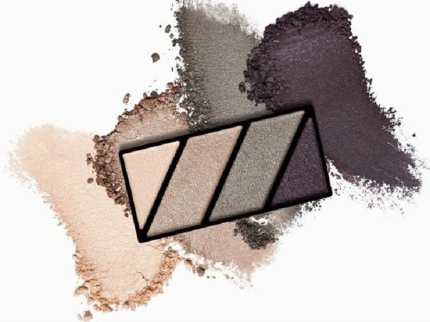 Тени для макияжа чёрных/тёмно-карих глаз. 01