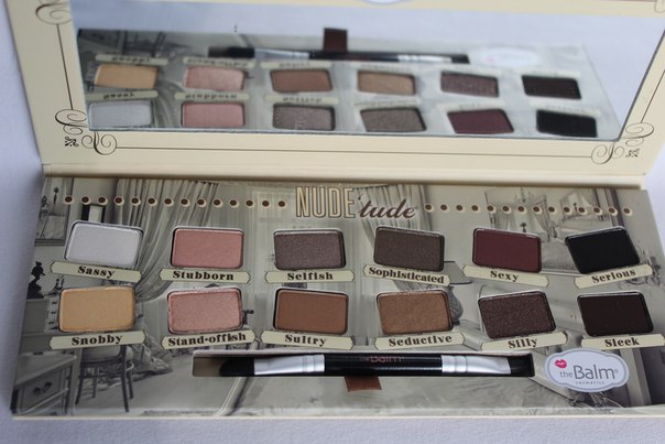 Палетки теней: Nude tude, Nice Palette.