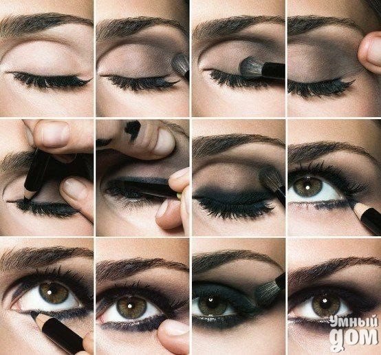 Загадочные smoky eyes; ).