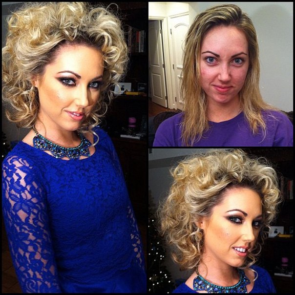 Макияж - фото до и после. 05