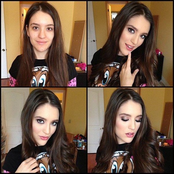 Макияж - фото до и после. 09