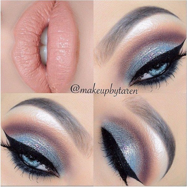 Какие оттенки выгодно подчеркнут цвет, новую красоту и яркость голубых и серо-голубые глаз? 01