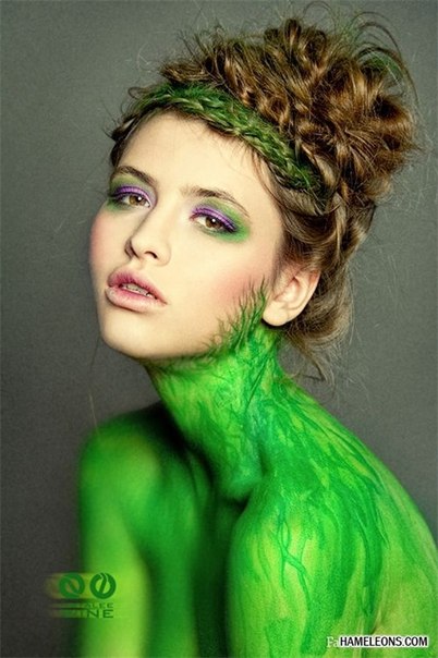 Необычный макияж. Смелость. 03 Необычный макияж. Смелость. 03