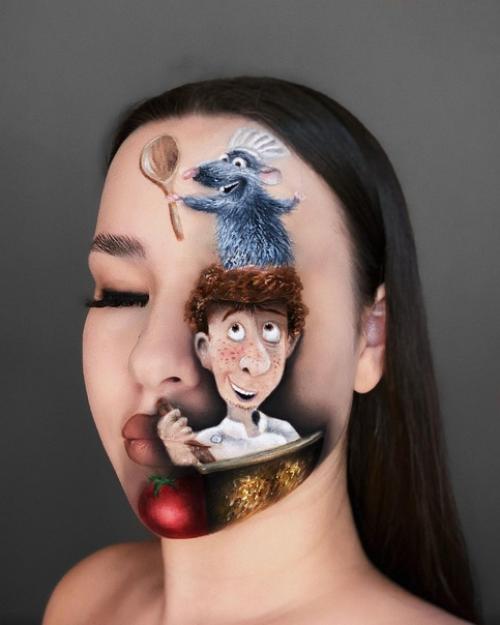 Прекрасные Арты в карусели от @Makeupbysantaa. 01