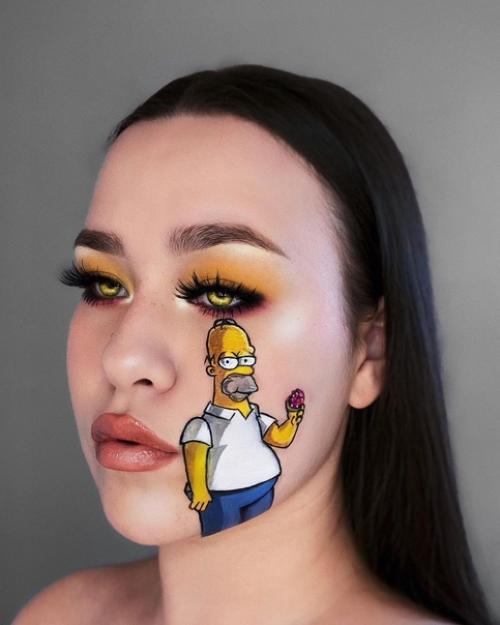 Прекрасные Арты в карусели от @Makeupbysantaa. 05