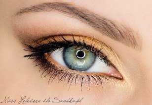 Фото-урок макияжа для зелёных глаз. 08