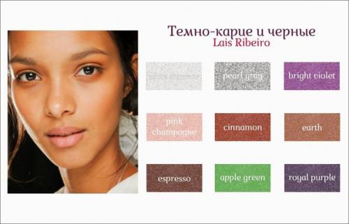 Макияж для глаз: серых, зеленых, карих, голубых. 01