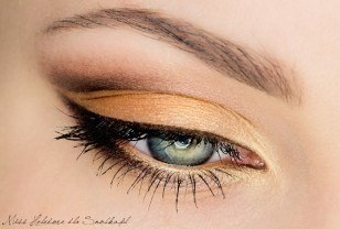 Фото-урок макияжа для зелёных глаз. 09