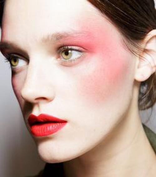 Самый модный макияж сезона: розовый и красный. 02
