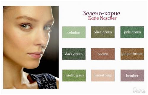 Макияж для глаз: серых, зеленых, карих, голубых. 04