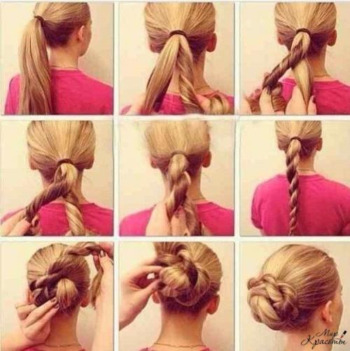Пошаговые уроки создания красивых причесок. 05