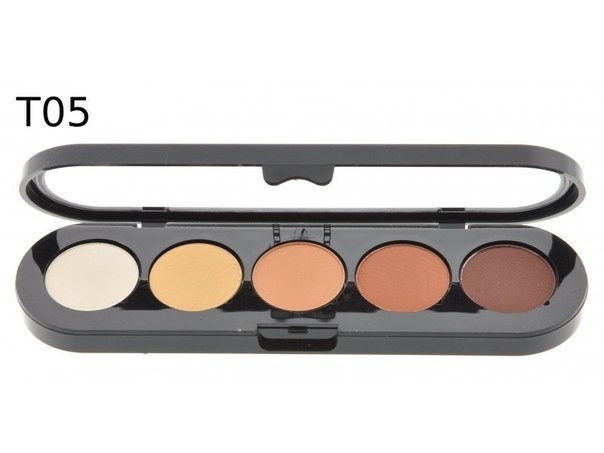 Палетки теней.  - Золотая палитра код: T05. 01