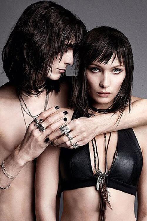 Белла хадид для рекламной кампании косметического бренда снялась. 02