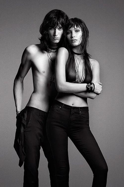 Белла хадид для рекламной кампании косметического бренда снялась. 01