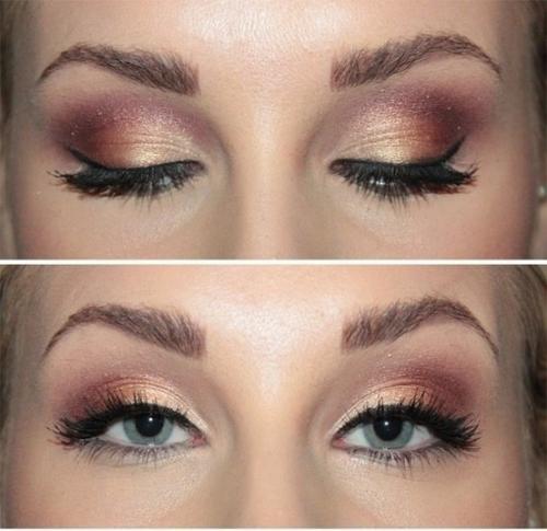 Макияж для голубых глаз. 03