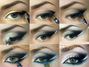 Конечно, имея пред глазами схемы макияжа. 02