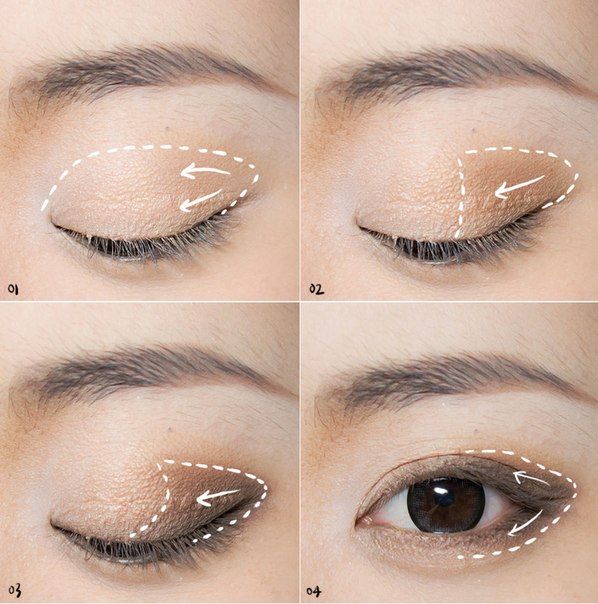 Фото урок по созданию макияжа глаз как у участника группы EXO Sehun. 03