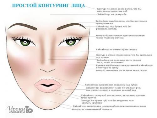 Женщинывперед. Как делать контурирование пошагово: 01