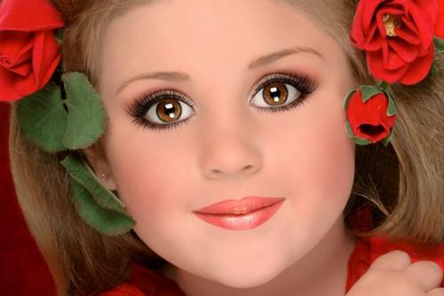 Ретушь фотография макияж Photoshop. 01