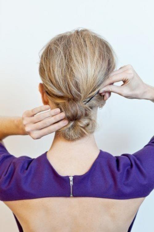 Мастер-класс: пышная прическа в стиле 60-х годов. 05