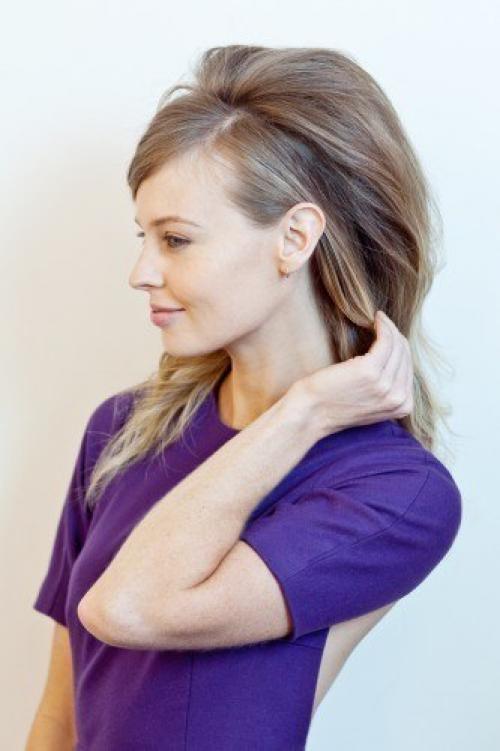 Мастер-класс: пышная прическа в стиле 60-х годов. 03