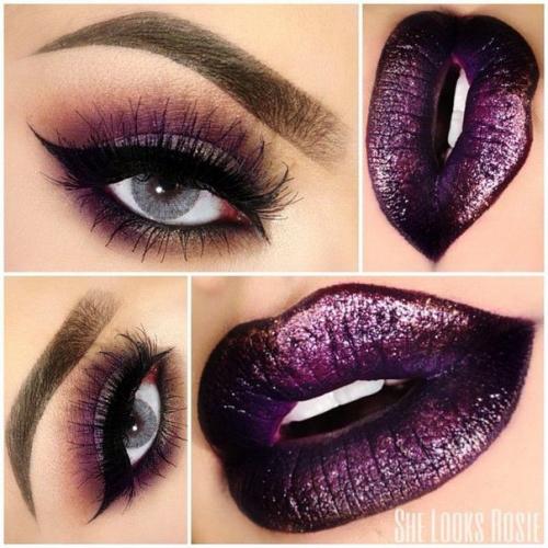 Как носить темный макияж? 01