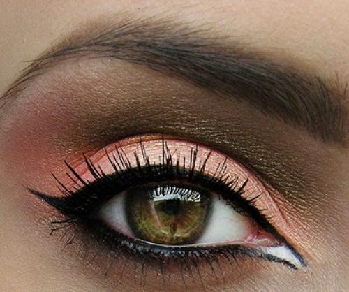 Красивый макияж для карих глаз. 03